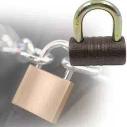 Drumstone Heavy Duty 82mm Solid Iron Pad Lock for Door, Gate Door, Gate & Locker Security image 4