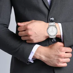 titan Edge Metal Analog Watch- For Men NT1683SM01 image 2