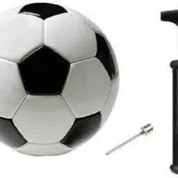 vibco Premium Football Size-5 With Air pump - Size: 5 (Pack of 1, White, Black) Football - Size: 5-picture-21