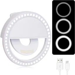 CANDYVILLA New Arrival Video Mini Selfie Ring Light for Photography, Video Shooting, Streaming Ring Flash image 2