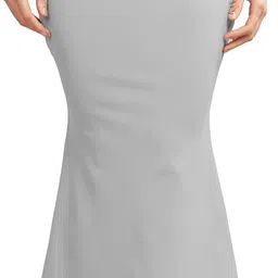 KANISHTHA Grey Saree Shapewear for Women Lycra Blend Petticoat-picture-10