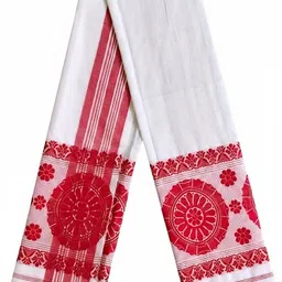 assam gamcha Cotton 99 GSM Bath, Beach, Face, Hand, Hair, Sport Gamcha image 1