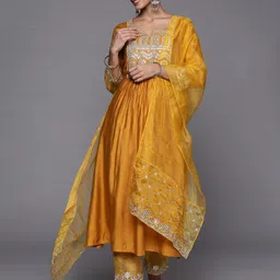 indo era Women Viscose Rayon Kurta Pant Set image 2