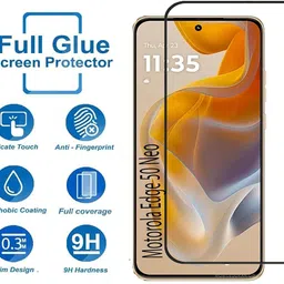mobinix Edge To Edge Tempered Glass for Motorola Edge 50 Neo 5G, 2.5D Curved Edge Premium Tempered Glass for Ultimate Protection image 2
