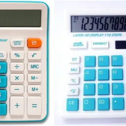 german valley A Superb Calculator Combo of 333Blue And 512WTCBlue With Soft Keys Basic Calculator-picture-10