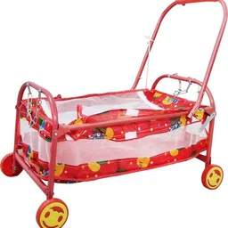 imphi Baby Cradle with Swing & Mosquito Net – Portable Infant Bassinet with 4 Wheels-picture-11