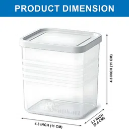 swapkart Polypropylene Fridge Container - 800 ml image 2