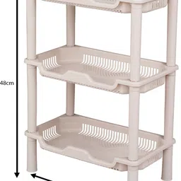 epicasa Plastic Kitchen Trolley image 3