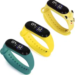 HYPERLEX 3 COMBO Stylish Digital LED Bracelet Band Wrist Watch for Kids, Boys & Men-picture-26