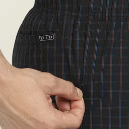 xyxx Pack of 2 Checkered Checkmate Pyjamas for Men Men Pyjama image 4