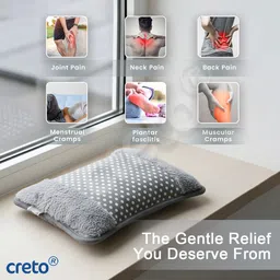 creto Velvet Gel Pad Full Body Pain Reliever Fur Electric 1 L Hot Water Bag image 4