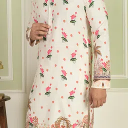 lemonx Men Printed Cotton Rayon Straight Kurta image 2