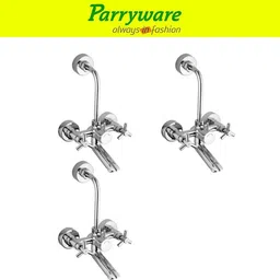parryware Trio Wall Mixer 2 in 1 with Overhead Shower Provision set of 3 pic 326 Wall Mixer Faucet-picture-12