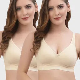 floret Pack of 2 Women T-Shirt Non Padded Bra-picture-11