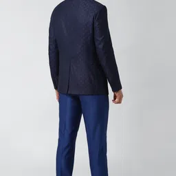 peter england Men Single Breasted Checkered Suit image 2