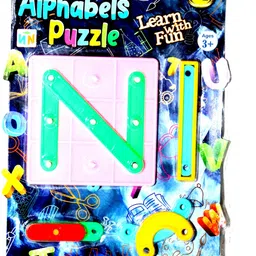 Education Plastic Alphabets Puzzle Toys ABCD learning toy multicolor-image-7