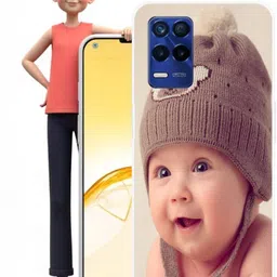 covertrust Back Cover for Realme 8s 5G, Little, Boy, Fun, Cute, Lovely ,043 image 4