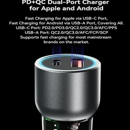 eynk 100 W Qualcomm Certified Turbo Car Charger image 4