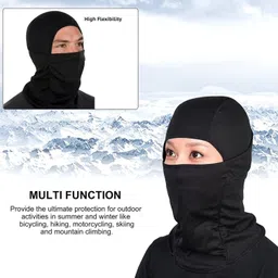 bismaadh Black Bike Face Mask for Men & Women image 4