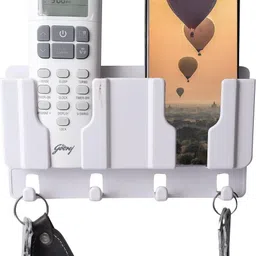 dsns Wall Mount Mobile Holder Phone Stand for Charging Remote Holder Pack OF 1 image 4