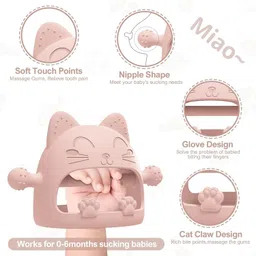 mom's aura Baby Teething Toys for 0-6 Months Teether image 2