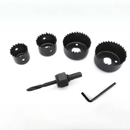 kmecomm 6 Hole Saws Ranging from 1-1/4" to 2-1/8" (32-54Mm) i Suitable for Soft Wood, PVC Board, And Plywood. Wood Cutter-picture-47