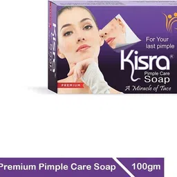 kisra Premium Acne Prone Skin - Controls Acne Development - Clears Out Clogged Pores - Formulated Specially To Create A Barrier Against Acne Development – Pimple Care Soap image 2