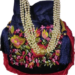 atheenaaris Women Blue Potli image 1