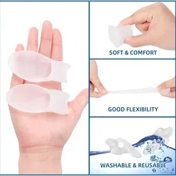 whitehorse Gel Bunion Corrector Toe Separators - Hallux Valgus Soft Silicone Pads image 3