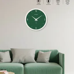 random Tic Toc Green Plastic Wall Clock-picture-35