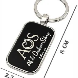 abhi online shop Premium customized Metal Keychain with Name Key Chain for Car,Bike Home Keys Key Chain image 3