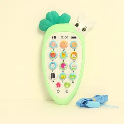 pumpkin toys Rabbit Face Carrot shaped Play Phone Toy-picture-25