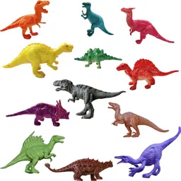chutti toys 12 pcs Dinosaur Toy Set for Kids - Educational & Fun Playtime Collection Toys-picture-18