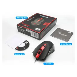 redragon Redgear Wired Optical Gaming Mouse (Backlight Customization, Pegasus M705, Black) image 2