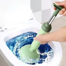 rinmay High Pressure Air Power Toilet Plunger | Drain Pipe Clog Remover for Bathroom Toilet Plunger image 2