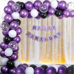 balloon&you Solid White net curtain for birthday decoration for boy girl husband wife Balloon-picture-22