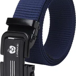 heneda Men Casual Blue Nylon Belt image 2