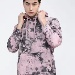 highlander Men Full Sleeve Dyed Hooded Sweatshirt image 1