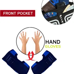 prikli skating protection kit for kids(12-16)|sweg waist bag Skating Kit image 5