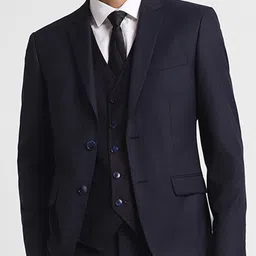 allen solly Men Regular Solid Suit image 2