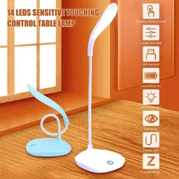 garu Battery Operated Table Lamp for Study Led Light, Touch Control Eye Caring Study Lamp image 5