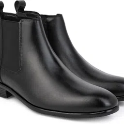 mark range Men Casual Comfortable Lightweight Outdoor Synthetic Leather Chelsea Boots For Men image 2