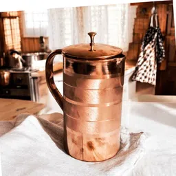 ptal nagari 1 L Copper Water Jug image 2