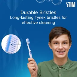 stim Ortho Mb Toothbrush | Toothbrush For Orthodontic Braces | With Mouth Brush | Soft Toothbrush image 5