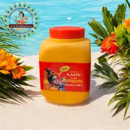 shri krishna store Kashi Ashtagandh Chandan Powder 500 Gm, 100% Pure And Organic, For Spiritual image 1