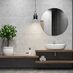 adinath creators Round 18*18 inch Polished Mirror Bathroom Mirror-picture-28