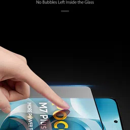 XTRENGTH Tempered Glass Guard for Redmi 15 5G, POCO M7 Plus 5G, Premium Military Grade Gorilla Screen Guard, with Easy Installation Kit image 4