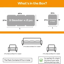 spiex-cell Polycotton 3+1+1 Seater Sofa Floral Cover image 2