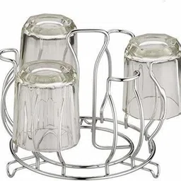 spacekeeper LOTUS GLASS STAND Stainless Steel Glass Holder-picture-28