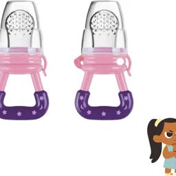 aapni dukan SST Sales Baby Food And Fruit Nibbler & Pacifier Teether BPA Free Nibbler TH18 Feeder-picture-28